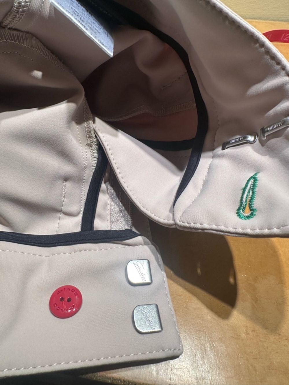 Iago Italia Equestrian Riding Show Breeches, Tan, Size 24, Excellent Condition! - Picture 9 of 14